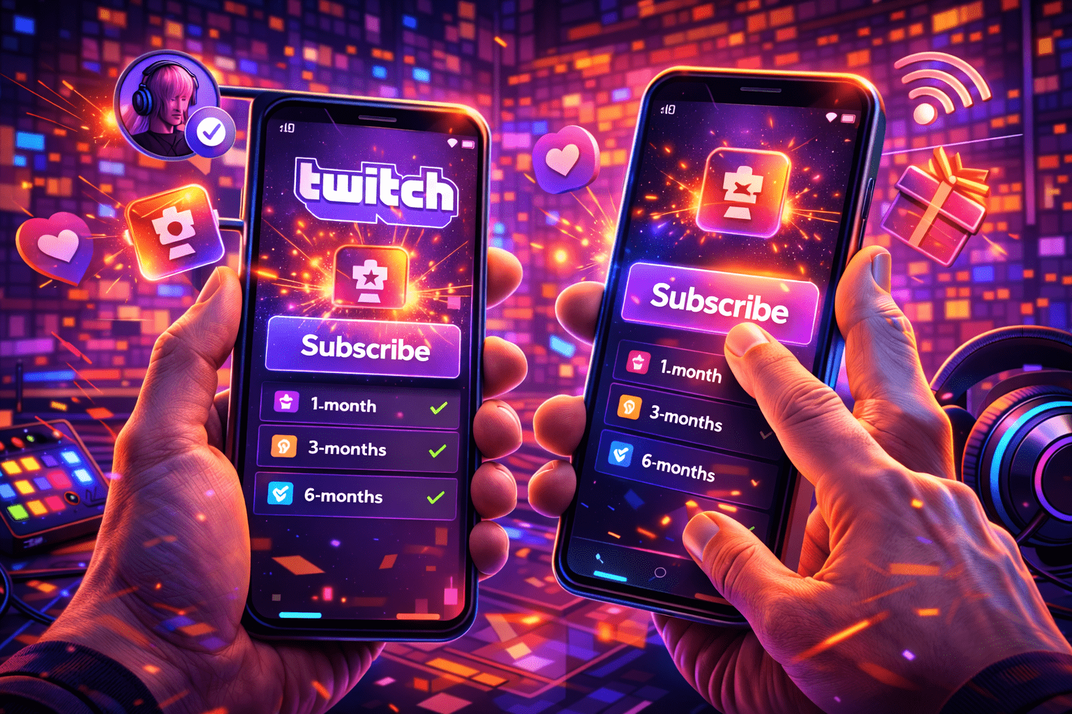 Twitch Subscription from Mobile Phone: Android and iOS