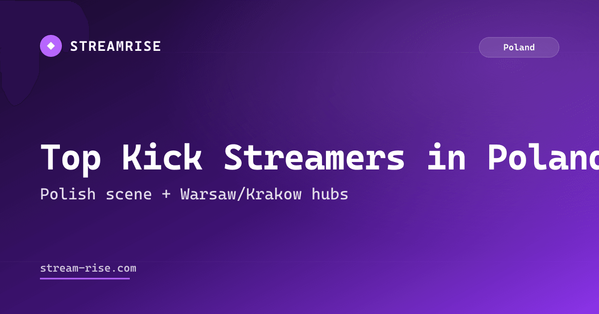 Top Kick Streamers Poland 2026 — Verified Q1
